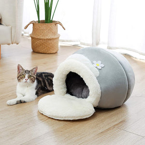 Honey Pot Pet Bed 3 in 1 Design - [sDonut Plush Pet Large, Small, Dog Cat Bed Fluffy Soft Warm Calming Bed Sleeping Kennel Nest 03 - 06hop_name]