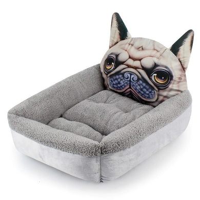 3D Printing Pet Bolster Sofa Bed - [sDonut Plush Pet Large, Small, Dog Cat Bed Fluffy Soft Warm Calming Bed Sleeping Kennel Nest 03 - 06hop_name]