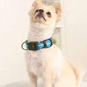 Waterproof LED Dog Collar - USB Rechargeable - [sDonut Plush Pet Large, Small, Dog Cat Bed Fluffy Soft Warm Calming Bed Sleeping Kennel Nest 03 - 06hop_name]