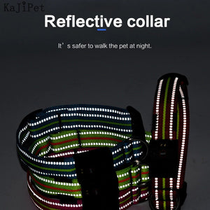 Waterproof LED Dog Collar - USB Rechargeable - [sDonut Plush Pet Large, Small, Dog Cat Bed Fluffy Soft Warm Calming Bed Sleeping Kennel Nest 03 - 06hop_name]