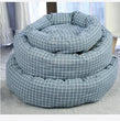 Load image into Gallery viewer, Round Cotton Pet Lounger Bed With Pillow - [sDonut Plush Pet Large, Small, Dog Cat Bed Fluffy Soft Warm Calming Bed Sleeping Kennel Nest 03 - 06hop_name]
