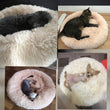 Load image into Gallery viewer, Super plush Round Pet Bed - [sDonut Plush Pet Large, Small, Dog Cat Bed Fluffy Soft Warm Calming Bed Sleeping Kennel Nest 03 - 06hop_name]
