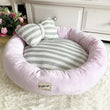 Load image into Gallery viewer, Soft Velvet Lounger Donut Calming Pet Bed - [sDonut Plush Pet Large, Small, Dog Cat Bed Fluffy Soft Warm Calming Bed Sleeping Kennel Nest 03 - 06hop_name]
