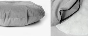 Shark Cave Style Pet Bed - [sDonut Plush Pet Large, Small, Dog Cat Bed Fluffy Soft Warm Calming Bed Sleeping Kennel Nest 03 - 06hop_name]