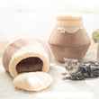 Load image into Gallery viewer, Honey Pot Pet Bed 3 in 1 Design - [sDonut Plush Pet Large, Small, Dog Cat Bed Fluffy Soft Warm Calming Bed Sleeping Kennel Nest 03 - 06hop_name]
