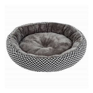 Round Cozy Pet Bed - [sDonut Plush Pet Large, Small, Dog Cat Bed Fluffy Soft Warm Calming Bed Sleeping Kennel Nest 03 - 06hop_name]