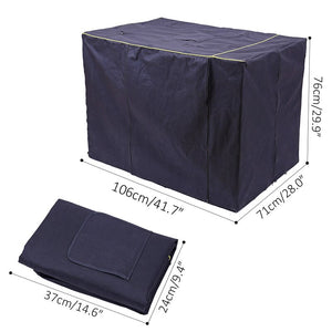 Large Outdoor Waterproof Dog Crate Cover - [sDonut Plush Pet Large, Small, Dog Cat Bed Fluffy Soft Warm Calming Bed Sleeping Kennel Nest 03 - 06hop_name]
