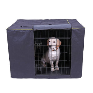 Large Outdoor Waterproof Dog Crate Cover - [sDonut Plush Pet Large, Small, Dog Cat Bed Fluffy Soft Warm Calming Bed Sleeping Kennel Nest 03 - 06hop_name]