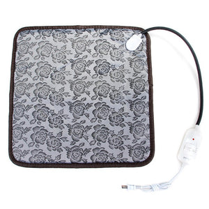 Electric Waterproof Heating Pet Pad For Bed - [sDonut Plush Pet Large, Small, Dog Cat Bed Fluffy Soft Warm Calming Bed Sleeping Kennel Nest 03 - 06hop_name]