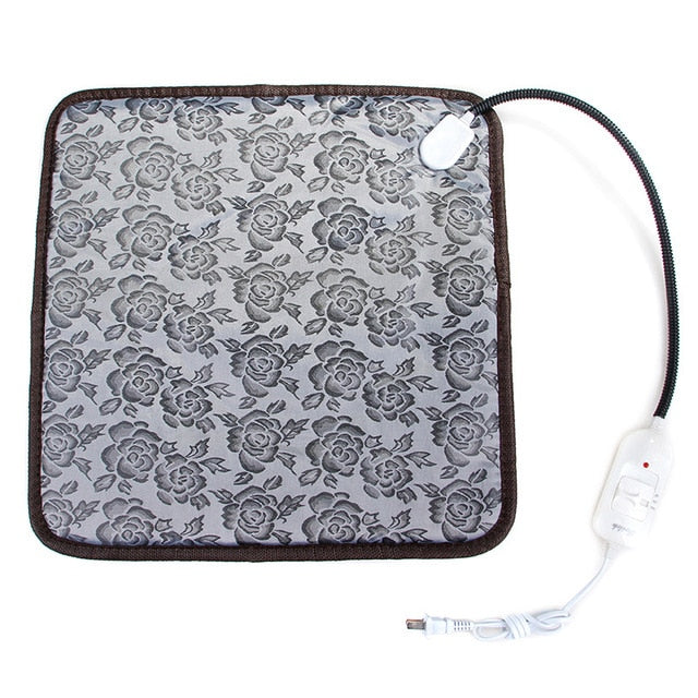 Electric Waterproof Heating Pet Pad For Bed - [sDonut Plush Pet Large, Small, Dog Cat Bed Fluffy Soft Warm Calming Bed Sleeping Kennel Nest 03 - 06hop_name]