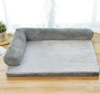 Load image into Gallery viewer, L shape Sofa Style Cushion Pet Bed - [sDonut Plush Pet Large, Small, Dog Cat Bed Fluffy Soft Warm Calming Bed Sleeping Kennel Nest 03 - 06hop_name]
