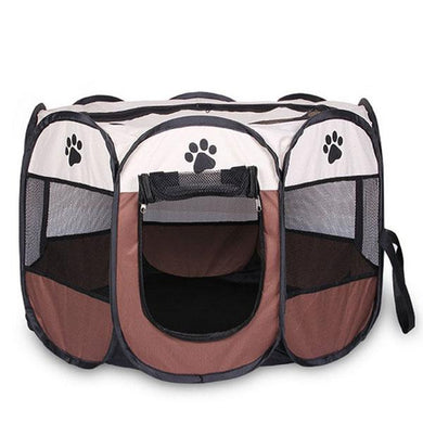 Portable Folding Pet Playpen - [sDonut Plush Pet Large, Small, Dog Cat Bed Fluffy Soft Warm Calming Bed Sleeping Kennel Nest 03 - 06hop_name]