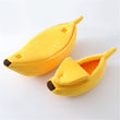 Load image into Gallery viewer, Banana Shape Pet Bed - [sDonut Plush Pet Large, Small, Dog Cat Bed Fluffy Soft Warm Calming Bed Sleeping Kennel Nest 03 - 06hop_name]
