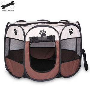 Portable Folding Pet Playpen - [sDonut Plush Pet Large, Small, Dog Cat Bed Fluffy Soft Warm Calming Bed Sleeping Kennel Nest 03 - 06hop_name]