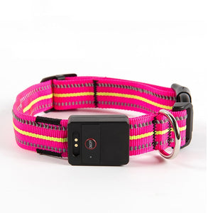 Waterproof LED Dog Collar - USB Rechargeable - [sDonut Plush Pet Large, Small, Dog Cat Bed Fluffy Soft Warm Calming Bed Sleeping Kennel Nest 03 - 06hop_name]