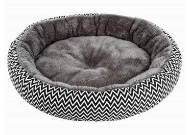 Round Cozy Pet Bed - [sDonut Plush Pet Large, Small, Dog Cat Bed Fluffy Soft Warm Calming Bed Sleeping Kennel Nest 03 - 06hop_name]