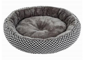 Round Cozy Pet Bed - [sDonut Plush Pet Large, Small, Dog Cat Bed Fluffy Soft Warm Calming Bed Sleeping Kennel Nest 03 - 06hop_name]