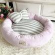 Load image into Gallery viewer, Soft Velvet Lounger Donut Calming Pet Bed - [sDonut Plush Pet Large, Small, Dog Cat Bed Fluffy Soft Warm Calming Bed Sleeping Kennel Nest 03 - 06hop_name]

